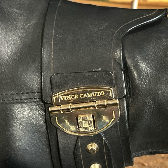 Vince Camuto Black Smooth Calf Black Boots Size 6.5. - Picture 8 of 8